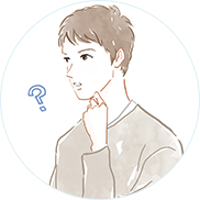 健康診断で異常を診断された男性